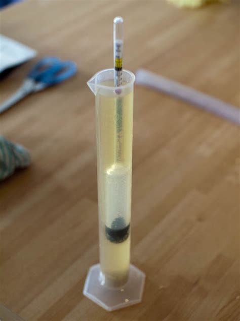 can you do a hydrometer test after bottling|homebrew beer hydrometer reading.